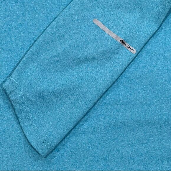 Nike Element Blue Dri-Fit Half Zip Top Size Medium - Picture 10 of 14